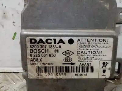 Автозапчастина б/у блок управління подушками безпеки для dacia logan * посилання на oem iam 8200307188a  0285001650