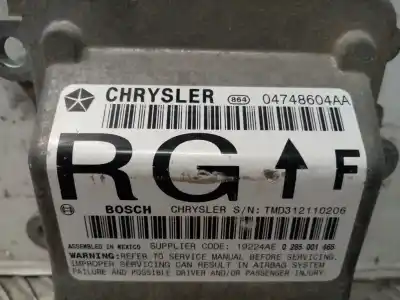 Автозапчастина б/у блок управління подушками безпеки для chrysler voyager (rg) 2.4 se посилання на oem iam 04748604aa  