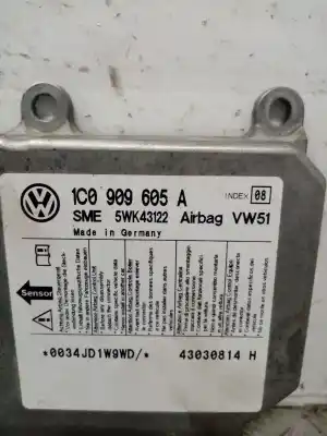 Second-hand car spare part airbag control unit for seat toledo (1m2) signo oem iam references 1c0909605a  