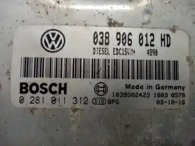 Автозапчасти б/у блок управления двигателем за seat toledo (1m2) signo ссылки oem iam 038906012hd  