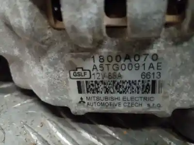 Second-hand car spare part alternator for smart forfour (454) 1.5 cdi (454.000) oem iam references 1800a070  6391500350