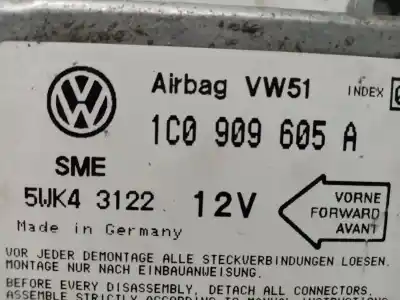 Автозапчастина б/у блок управління подушками безпеки для seat toledo (1m2) signo посилання на oem iam 1c0909605a  