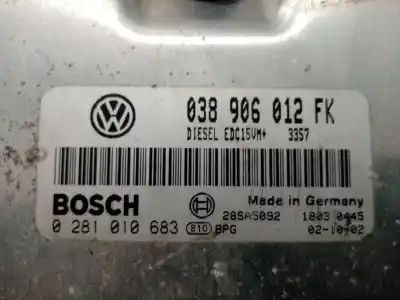 Автозапчастина б/у ебу контролер двигуна для seat toledo (1m2) signo посилання на oem iam 038906012fk  0281010683