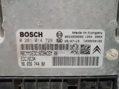 Second-hand car spare part ecu engine control for citroen c4 picasso i monospace (ud_) 1.6 hdi oem iam references 9665674480  0281014729