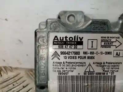 Автозапчасти б/у блок управления подушками безопасности за citroen c4 picasso 2.0 hdi fap ссылки oem iam 9664217980  