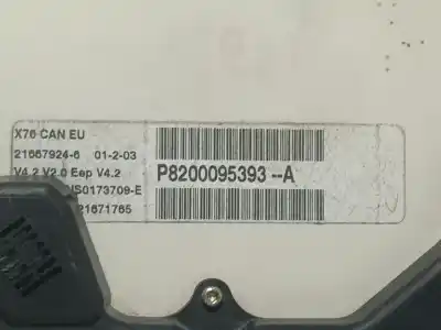 Second-hand car spare part dashboard for renault kangoo (f/kc0) 1.5 dci diesel 65 cv / 48 kw oem iam references p8200096393a  