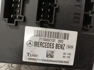 Автозапчасти б/у электронный модуль за mercedes clase e (w211) berlina 3.2 cdi cat ссылки oem iam 2115452132  