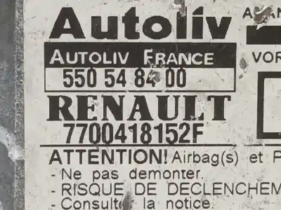 İkinci el araba yedek parçası hava yastigi kontrol ünitesi için renault megane i classic (la0) * oem iam referansları 550548400  7700418152f