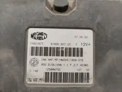 Second-hand car spare part ecu engine control for fiat seicento (187) * oem iam references 73501877 46734574 6160062702f