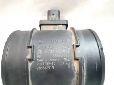 Автозапчасти б/у расходомер воздуха за opel insignia a (g09) 2.0 cdti (68) ссылки oem iam 0281002912  