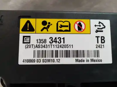 Автозапчасти б/у блок управления подушками безопасности за opel insignia a (g09) 2.0 cdti (68) ссылки oem iam 15583431  