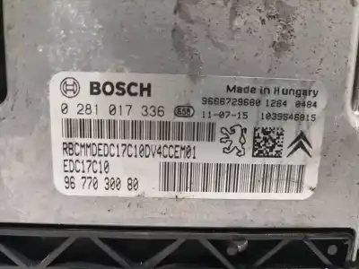 Автозапчастина б/у ебу контролер двигуна для peugeot 207/207+ (wa_, wc_) 1.4 hdi посилання на oem iam 9677030080 9666729680 0281017336