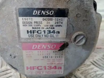 Second-hand car spare part air conditioning compressor for lexus rx 400h oem iam references 0422000120 8837048022 0420000241