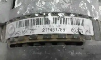 Peça sobressalente para automóvel em segunda mão alternador por daewoo nexia 1.5 (08, 68) referências oem iam 547103752 d. nexia a15mf 21148188