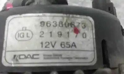 Pezzo di ricambio per auto di seconda mano alternatore per daewoo matiz * riferimenti oem iam 96380673 f8cv 