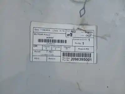 Pezzo di ricambio per auto di seconda mano paraurti posteriore per mini mini (r50, r53) one riferimenti oem iam 51127127954  