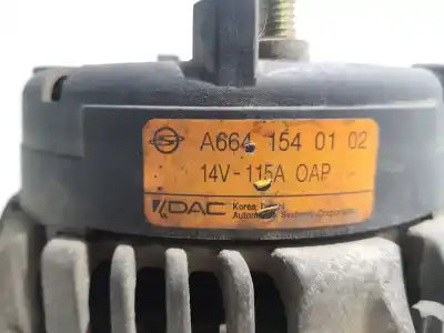 Автозапчастина б/у генератор для ssangyong actyon 200 xdi посилання на oem iam 6641540102 96336 a6651540102