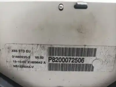 Автозапчастина б/у панель інструментів для renault clio ii fase ii (b/cb0) 1.2 посилання на oem iam p8200072506  