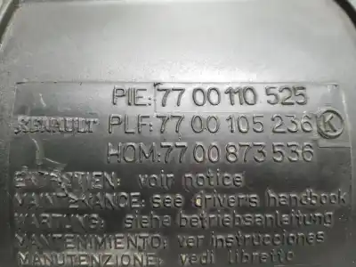 Автозапчасти б/у поддержка воздушного фильтра за renault clio ii fase ii (b/cb0) 1.2 ссылки oem iam 7700110525  