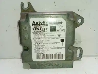 Second-hand car spare part airbag control unit for renault scénic i monospace (ja0/1_, fa0_) 1.9 dti (ja1u) oem iam references 600639500