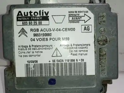 Second-hand car spare part airbag control unit for daewoo kalos 1.4 se oem iam references   