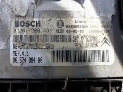 Second-hand car spare part ecu engine control for citroen c4 coupe vtr oem iam references 603725800  0261208491