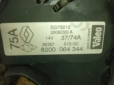 Автозапчастина б/у генератор для renault clio ii fase ii (b/cb0) generique посилання на oem iam 8200064344  