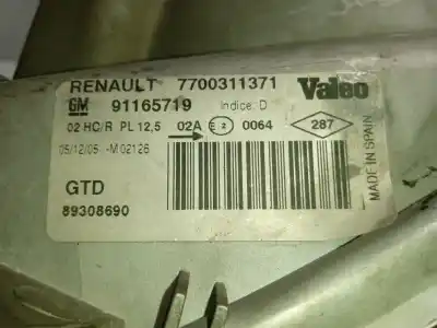 Автозапчастина б/у ліва фара для nissan primastar autobús (x83) dci 100 посилання на oem iam 7700311371  91165719