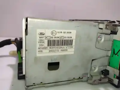Second-hand car spare part audio system / radio cd for ford fusion (ju_) 1.4 tdci oem iam references 6s6118c815ag  