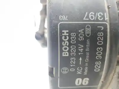 Peça sobressalente para automóvel em segunda mão alternador por seat ibiza ii (6k1) 1.9 d referências oem iam 0123320038