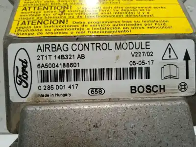 İkinci el araba yedek parçası hava yastigi kontrol ünitesi için ford transit connect (tc7) kasten city light (2009->) oem iam referansları 2t1t14b321ab  0285001417