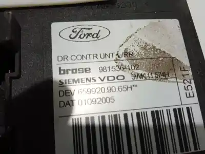 Автозапчастина б/у двигатель переднього ліва вікна для ford focus c-max (cap) 2.0 tdci cat посилання на oem iam 981536102  5wk11574h