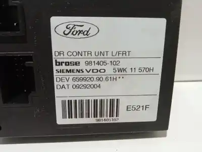 Автозапчастина б/у модуль комфорт для ford focus c-max (cap) 2.0 tdci cat посилання на oem iam 981405102  6599209061