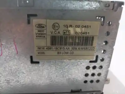 Peça sobressalente para automóvel em segunda mão sistema de áudio / rádio cd por ford fusion (cbk) 1.4 16v cat referências oem iam 4s6118c815aa  