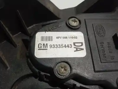Автозапчастина б/у педаль акселератора для opel meriva a monospace (x03) 1.3 cdti (e75) посилання на oem iam 93335443  6pv00811002