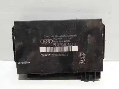 Peça sobressalente para automóvel em segunda mão módulo de confort / bsi /bcm por audi a4 berlina (8e) 2.0 20v cat (alt) referências oem iam 8e0959433j