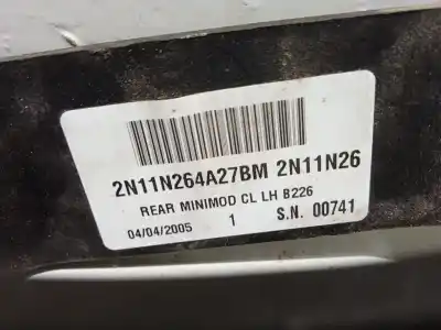 Автозапчасти б/у задняя левая наружная ручка за ford fusion (cbk) 1.4 tdci cat ссылки oem iam 2n11n264a27  
