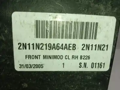 Автозапчасти б/у замок передней правой двери за ford fusion (cbk) 1.4 tdci cat ссылки oem iam 2n11n219a64a  