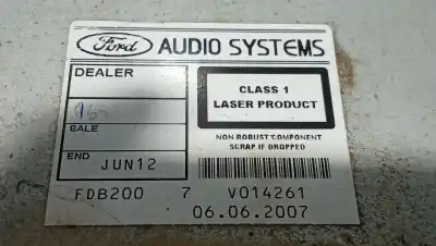 Автозапчасти б/у аудиосистема / радио cd за ford tourneo connect 1.8 tdci ссылки oem iam 6s6118c815aj  6000cd