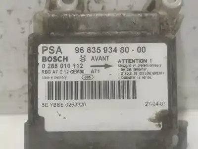 Автозапчасти б/у блок управления подушками безопасности за peugeot 207/207+ (wa_, wc_) 1.4 16v ссылки oem iam 966359348000 0285010112 