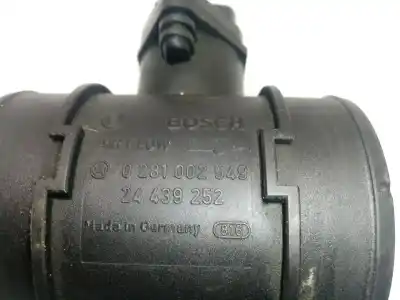 Second-hand car spare part flowmeter for opel corsa c (x01) 1.3 cdti (f08, f68) oem iam references 24439252  0281002549
