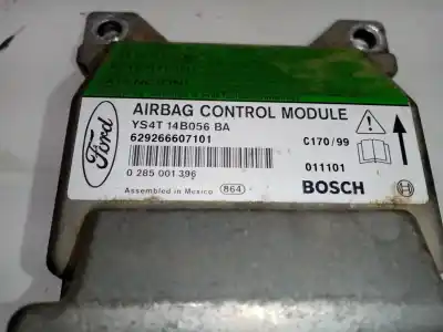 Автозапчастина б/у блок управління подушками безпеки для ford focus i (daw, dbw) 1.6 16v flexifuel посилання на oem iam ys4t14b056ba  ys4t14b056ba