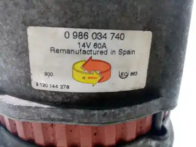 Автозапчасти б/у генератор за renault rapid/express (f40) 1.9 diesel 64 cv / 47 kw ссылки oem iam 7700764382 0986034740 7701499460