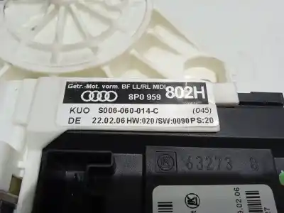 Second-hand car spare part right front window motor for audi a3 (8p1) 2.0 tdi 16v oem iam references 8p0959802h  
