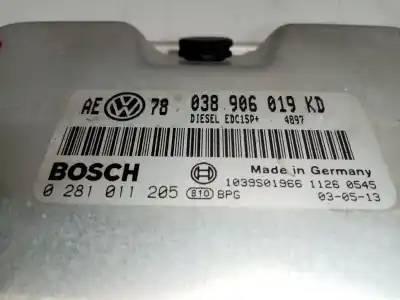 Автозапчастина б/у ебу контролер двигуна для volkswagen passat b5.5 variant (3b6) 1.9 tdi посилання на oem iam 0281010941  038906019eh