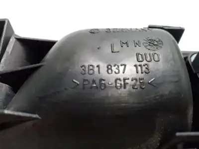 Автозапчасти б/у левая передняя внутренняя ручка за volkswagen passat b5.5 variant (3b6) 1.9 tdi ссылки oem iam 3b1837113  