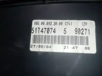 Автозапчастина б/у панель інструментів для fiat doblo monospace (119_, 223_) 1.9 jtd (223axe1a) посилання на oem iam 51747074  46817747