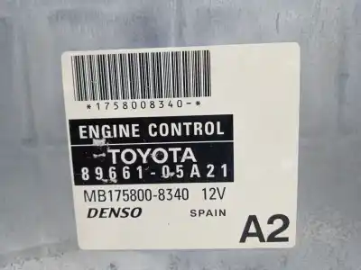 Автозапчастина б/у ебу контролер двигуна для toyota avensis (_t25_) 2.2 d-4d (adt251_) посилання на oem iam 8966105a21  