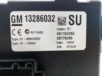 Second-hand car spare part bsi control unit for opel corsa d (s07) 1.2 (l08, l68) oem iam references 401154265  