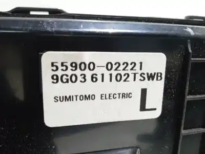 Peça sobressalente para automóvel em segunda mão comando de sofagem (chauffage / ar condicionado) por toyota auris (_e15_) 1.4 d-4d (nde150_) referências oem iam 5590002221  